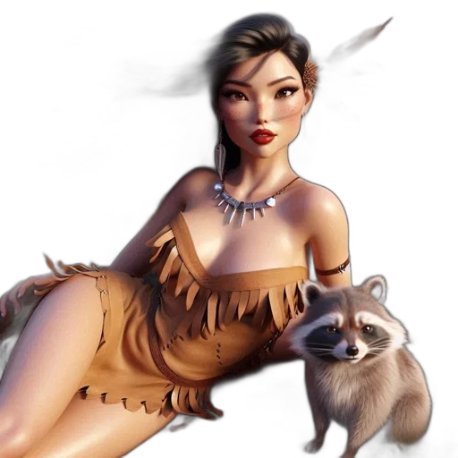 animal, fantasy art, concept art, photorealistic transparent PNG cut-out