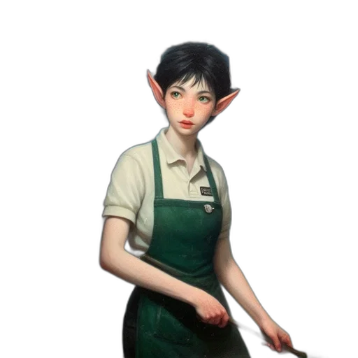 staff, face, food, creature transparent PNG cut-out