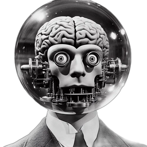 robot, mask, face, concept art transparent PNG cut-out