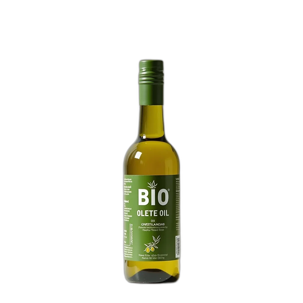 bottle, 3d render, olive, oil transparent PNG cut-out