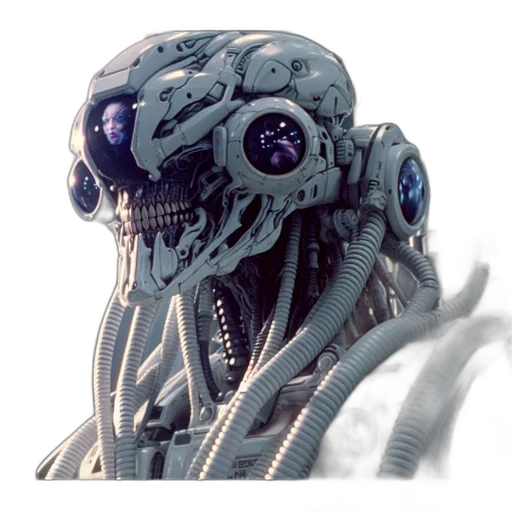robot, mask, creature, jewelry transparent PNG cut-out