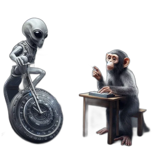 creature, robot, concept art, fantasy art transparent PNG cut-out