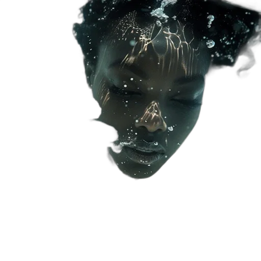 face, mask, crown, creature transparent PNG cut-out