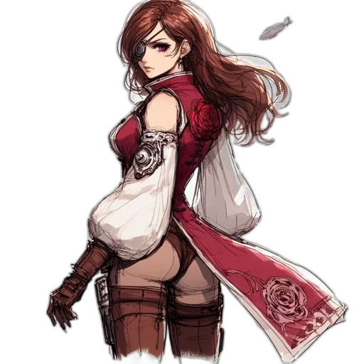 dress, concept art, fantasy art, watercolor transparent PNG cut-out
