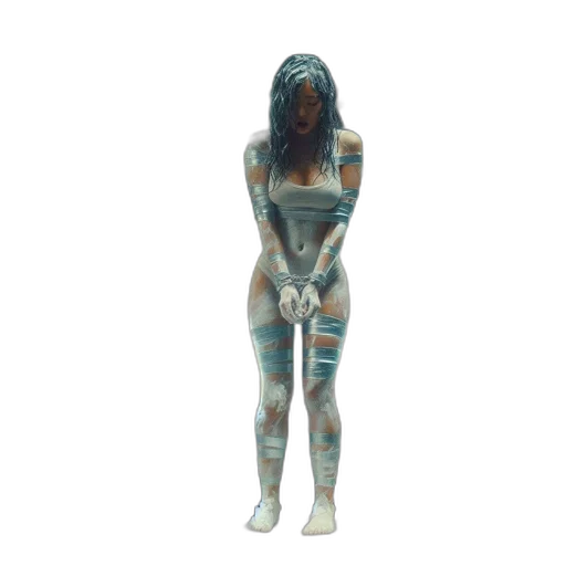 dress, creature, robot, jewelry transparent PNG cut-out