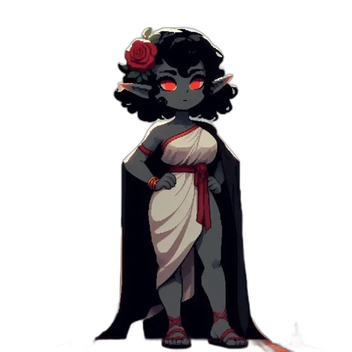 dress, staff, mask, creature transparent PNG cut-out