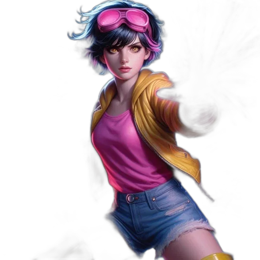 jacket, concept art, comic book art, fantasy art transparent PNG cut-out