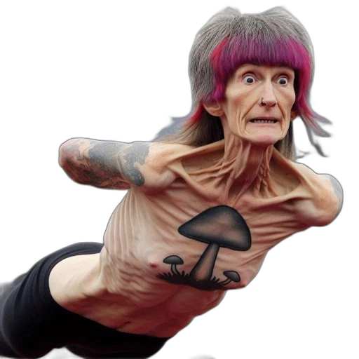 creature, face, animal, hair transparent PNG cut-out