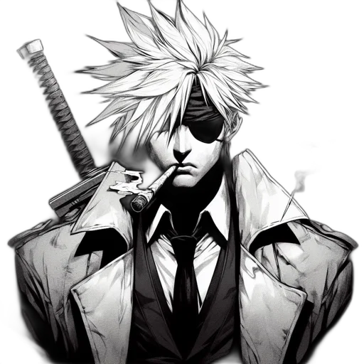 staff, weapon, jacket, sword transparent PNG cut-out