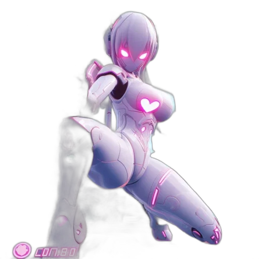robot, creature, staff, weapon transparent PNG cut-out