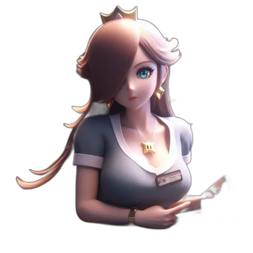 staff, crown, dress, face transparent PNG cut-out