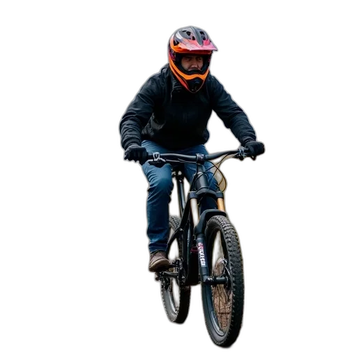 jacket, mountain, biker, riding transparent PNG cut-out
