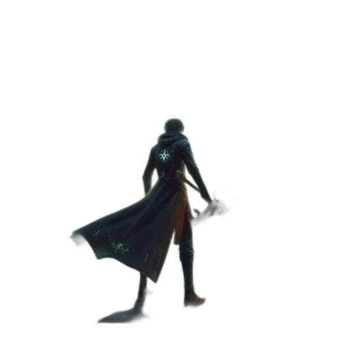 staff, robot, sword, dress transparent PNG cut-out