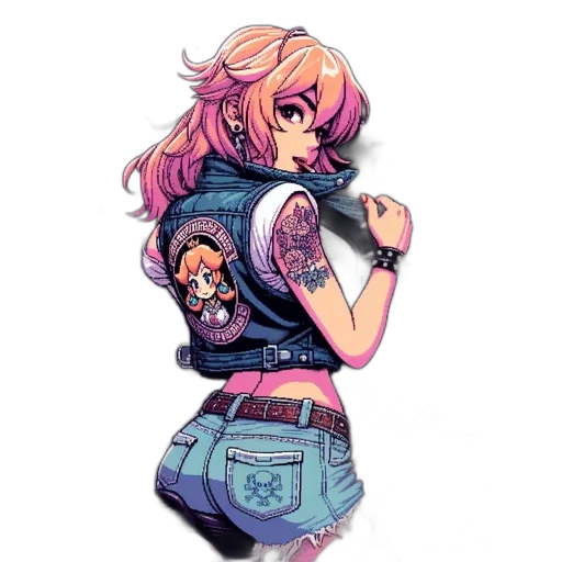 jacket, concept art, cartoon, watercolor transparent PNG cut-out
