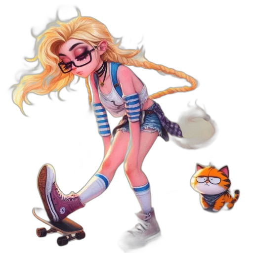 concept art, cartoon, pixel art, fantasy art transparent PNG cut-out