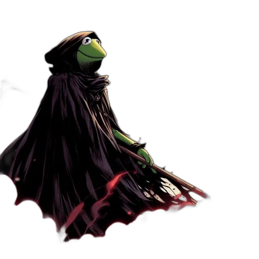 dress, staff, umbrella, mask transparent PNG cut-out