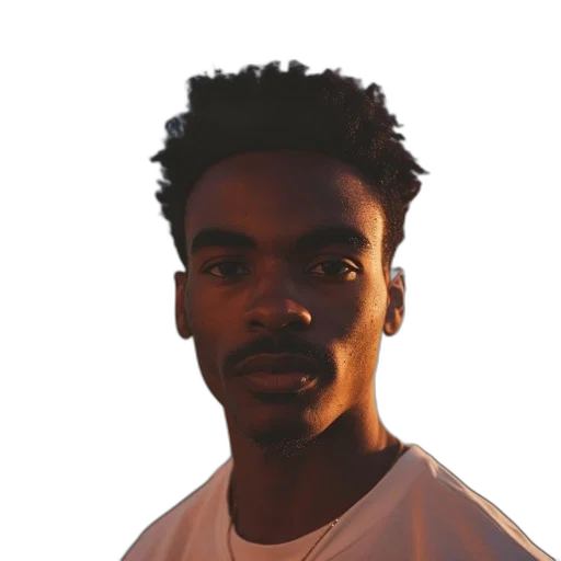 face, staff, photorealistic, pixel art transparent PNG cut-out