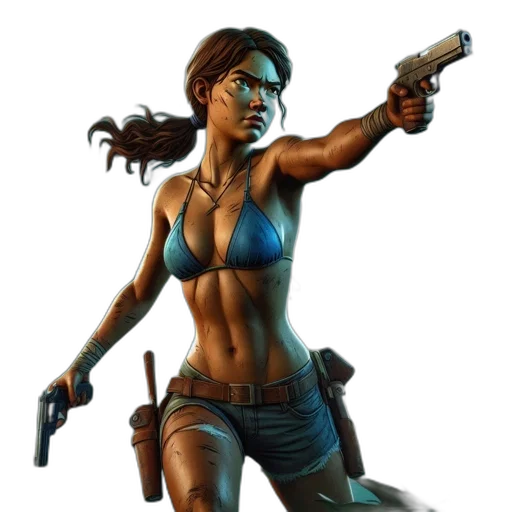 weapon, concept art, comic book art, pixel art transparent PNG cut-out