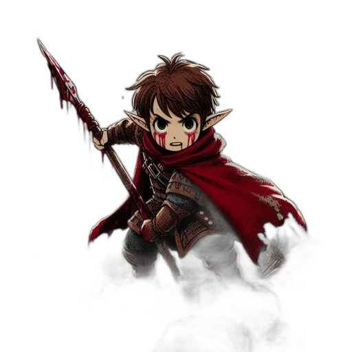 sword, staff, weapon, fantasy art transparent PNG cut-out