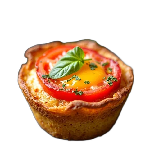 food, crown, photorealistic, 3d render transparent PNG cut-out