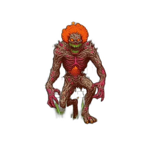 creature, staff, animal, mask transparent PNG cut-out