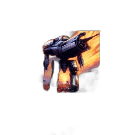 robot, weapon, dragon, creature transparent PNG cut-out