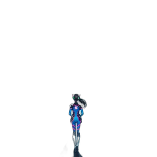 robot, staff, dress, creature transparent PNG cut-out