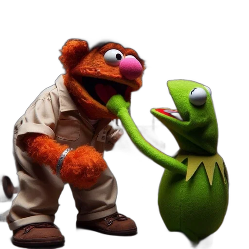concept art, outer space, sven, kermit transparent PNG cut-out