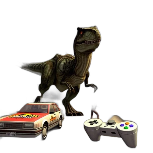 dragon, car, 3d render, concept art transparent PNG cut-out