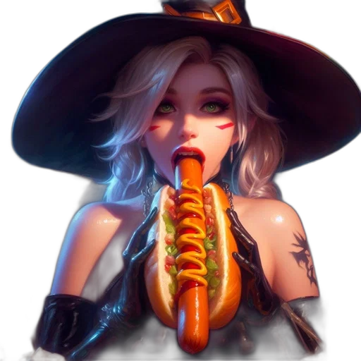 staff, weapon, food, hat transparent PNG cut-out