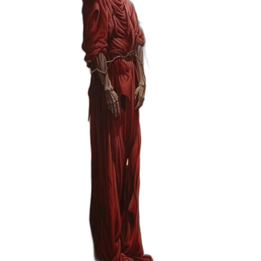 dress, staff, creature, concept art transparent PNG cut-out