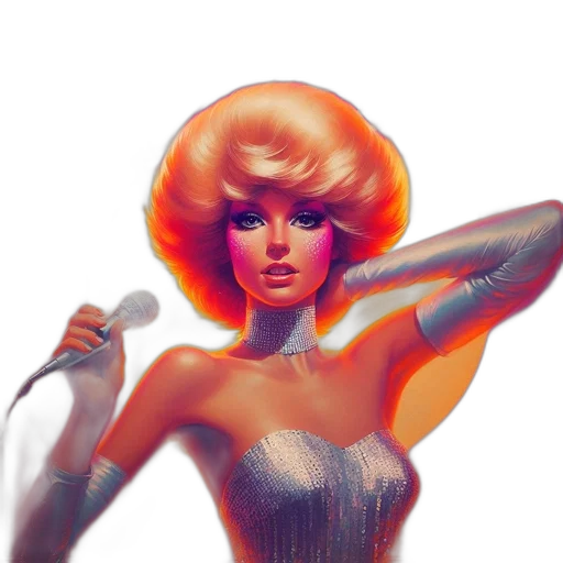 hair, dress, concept art, comic book art transparent PNG cut-out