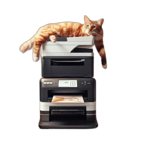 animal, furniture, robot, printer transparent PNG cut-out