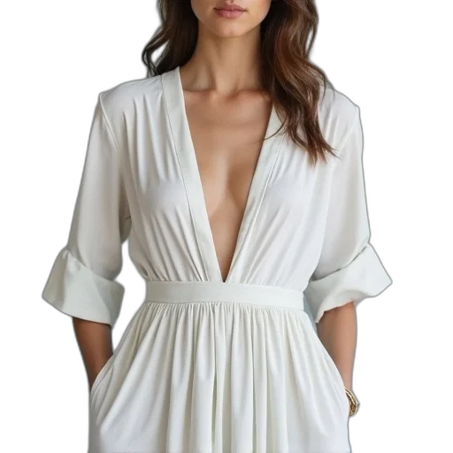dress, earth tones, monochrome, woman transparent PNG cut-out