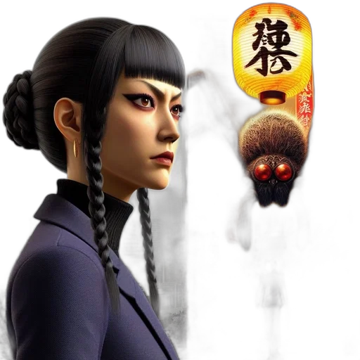 staff, mask, face, concept art transparent PNG cut-out