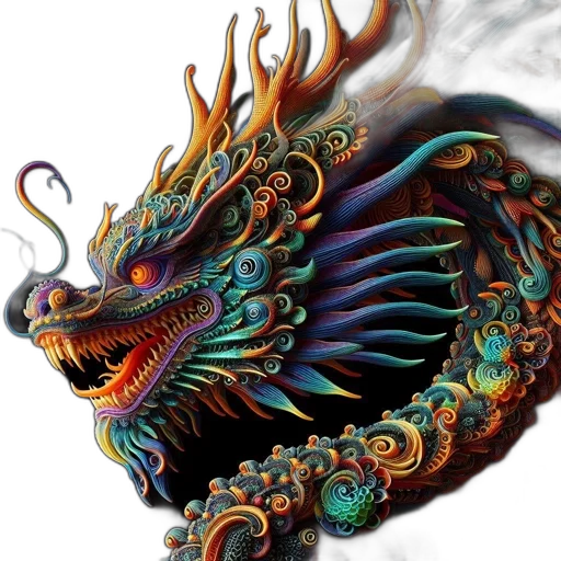dragon, creature, mask, fantasy art transparent PNG cut-out