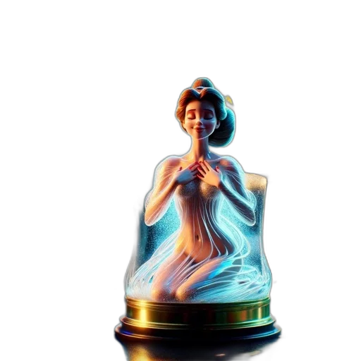 bottle, dress, crown, jewelry transparent PNG cut-out