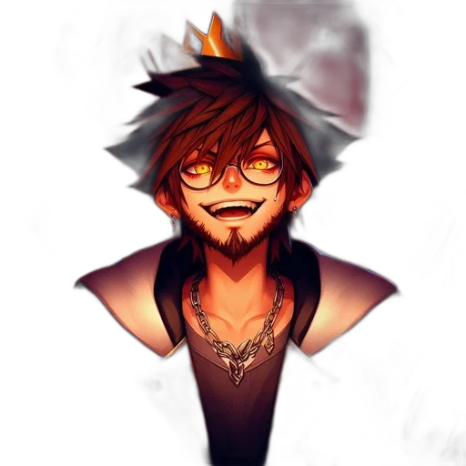 staff, face, fantasy art, pixel art transparent PNG cut-out