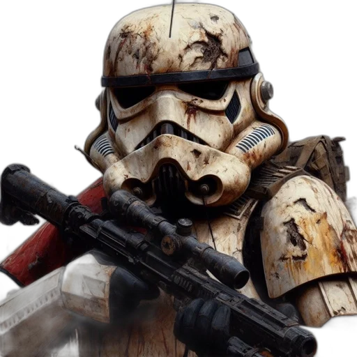 weapon, mask, concept art, photorealistic transparent PNG cut-out