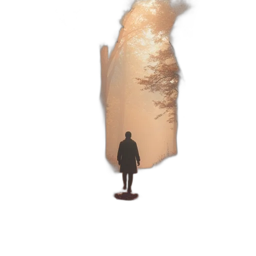 sword, staff, jacket, creature transparent PNG cut-out
