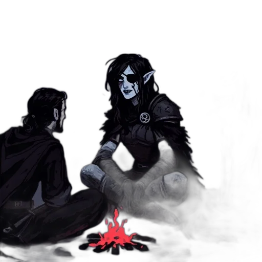 concept art, fantasy art, comic book art, pixel art transparent PNG cut-out