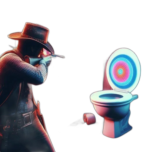 weapon, robot, hat, concept art transparent PNG cut-out