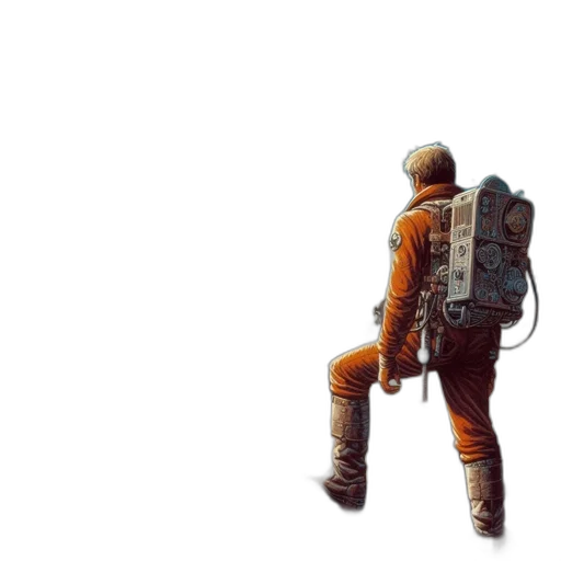 jacket, robot, weapon, animal transparent PNG cut-out
