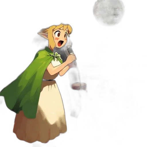 dress, staff, bottle, weapon transparent PNG cut-out