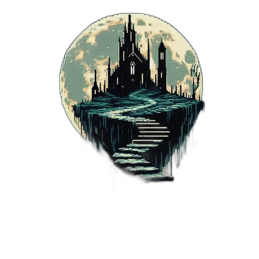 jacket, comic book art, fantasy art, pixel art transparent PNG cut-out