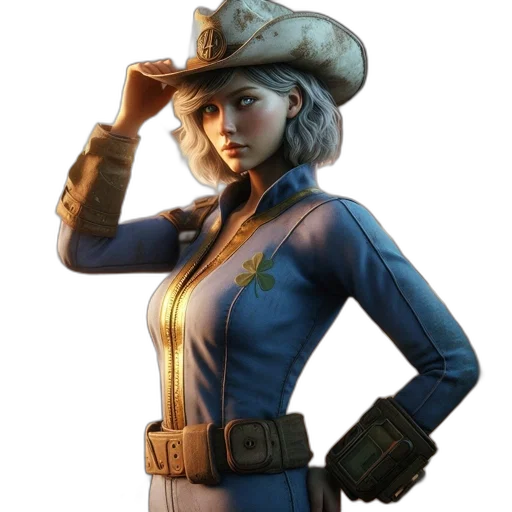 hat, staff, jacket, weapon transparent PNG cut-out