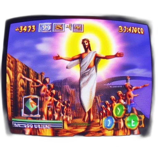 dress, vaporwave, concept art, pixel art transparent PNG cut-out