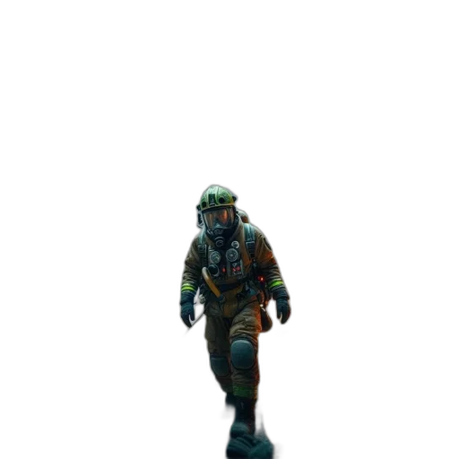 robot, weapon, creature, staff transparent PNG cut-out