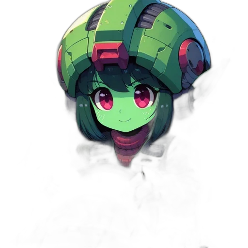 robot, hat, mask, face transparent PNG cut-out