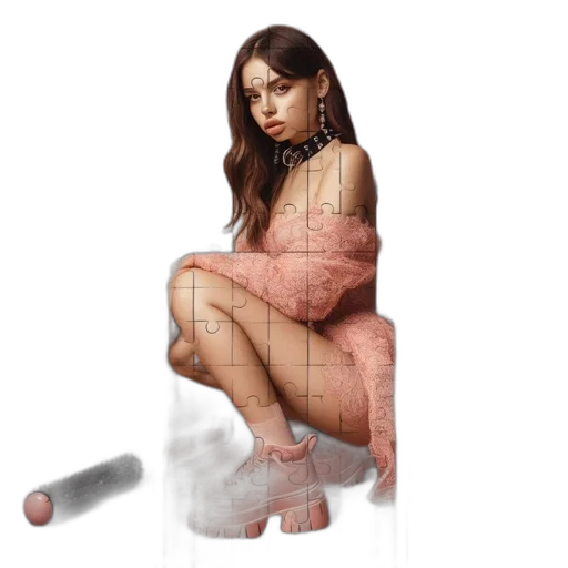dress, furniture, shoes, hair transparent PNG cut-out